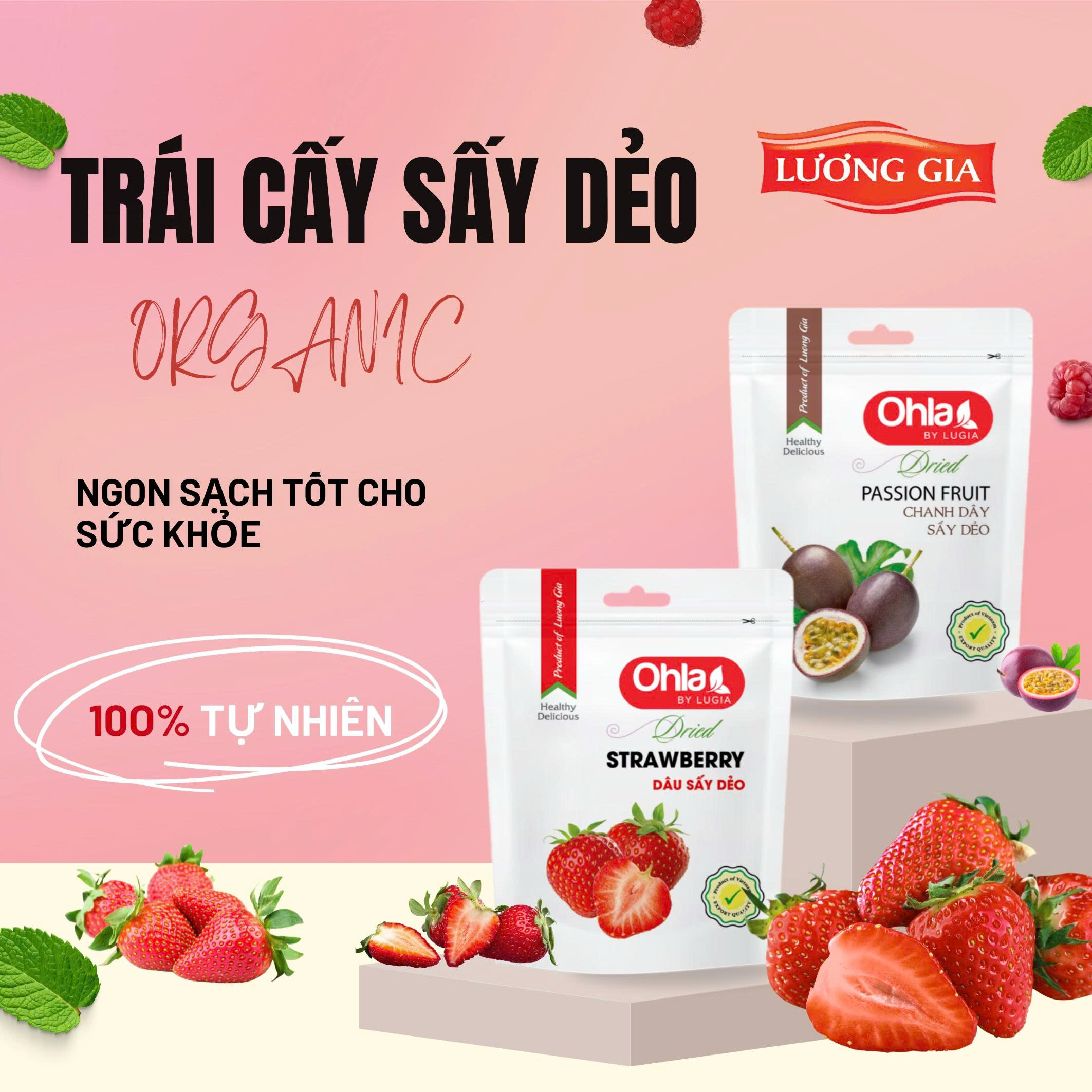 Lương Gia: Nâng tầm hương vị Việt với trái cây sấy dẻo tự nhiên, giữ trọn dinh dưỡng