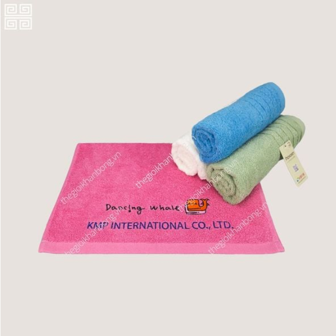 Giá khăn quà tặng, khăn thêu logo, khăn in mới nhất hiện nay