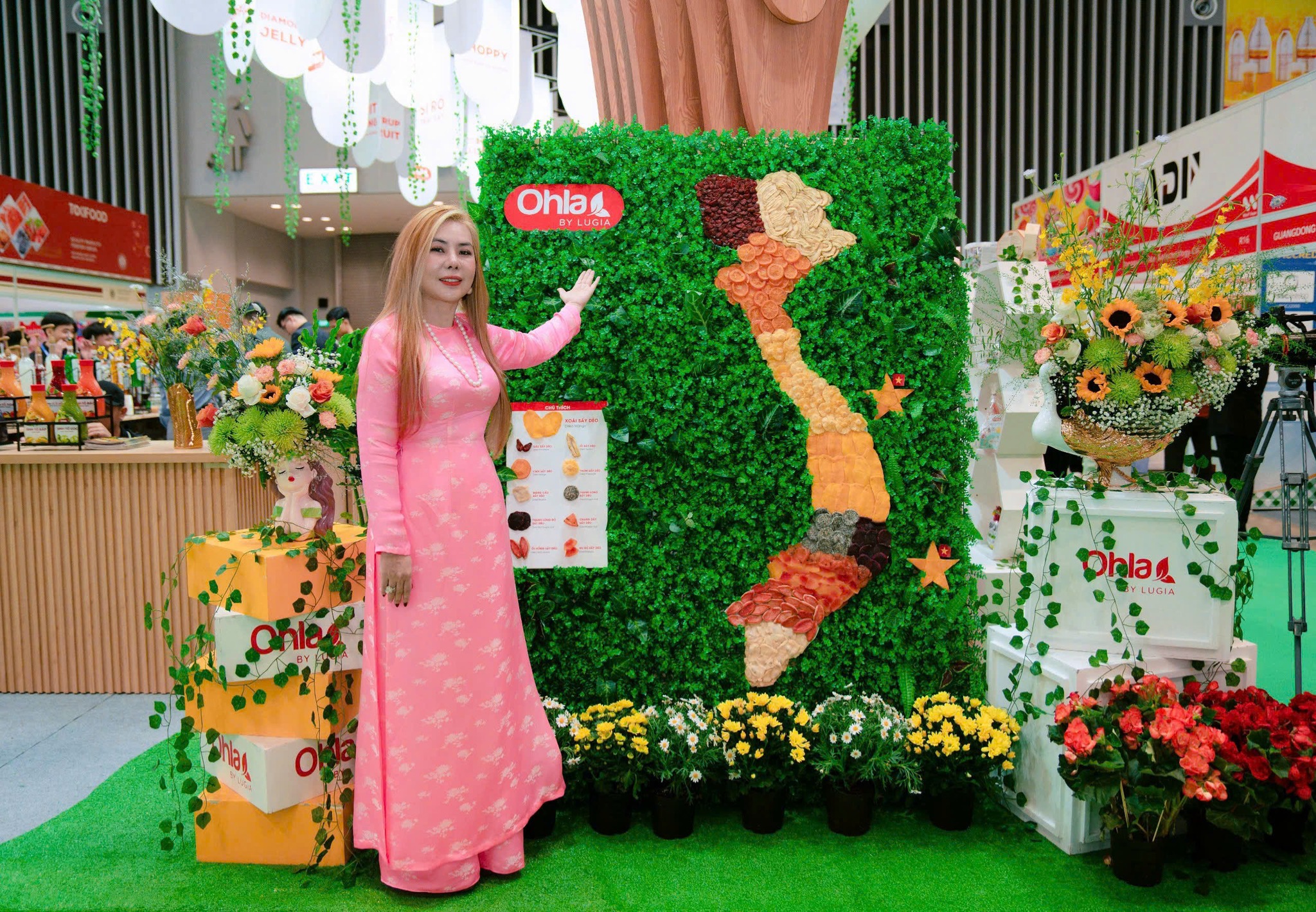 Trái cây sấy dẻo Lương Gia thị trường thế giới